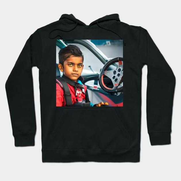 Race Car Boy! Hoodie by emiliapapaya